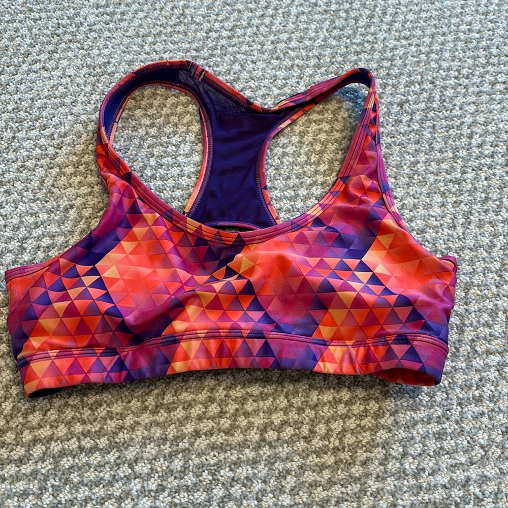 Multi Color Marika Tek Sports Bra — SIZE SMALL!